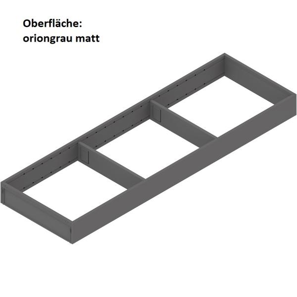 AMBIA-LINE Rahmen, für LEGRABOX/MERIVOBOX Schubkasten, Stahl, NL=650 mm, Breite=200 mm, ZC7S650RS2